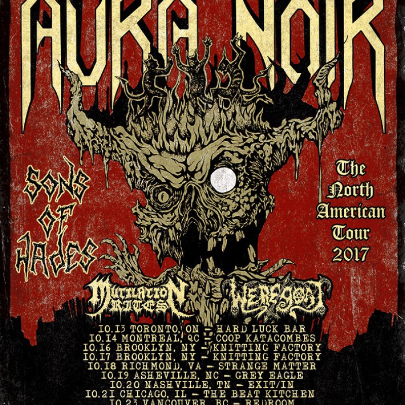 AURA NOIR to tour North America for the first time this month