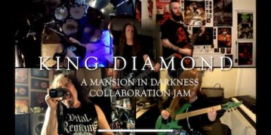 KING DIAMOND'S "A MANSION IN DARKNESS" QUARANTINE COVER COLLABORATION FEATURES MEMBERS OF LET US PREY & MORE