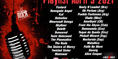Beleth, Amethyst, Hurricaine of Saturn, Devoured, Meurseult Omega, Skyliner Streaming At Estación Rock Play List!