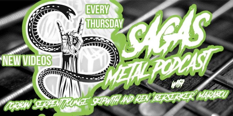 REN MARABOU Announces Metal Podcast 'SAGAS' in Collaboration with Serpent Tounge, First Episode Online!