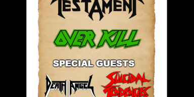TESTAMENT, OVERKILL, DEATH ANGEL And SUICIDAL TENDENCIES To Join Forces On ‘Battle Of The Titans’ Tour In 2019?