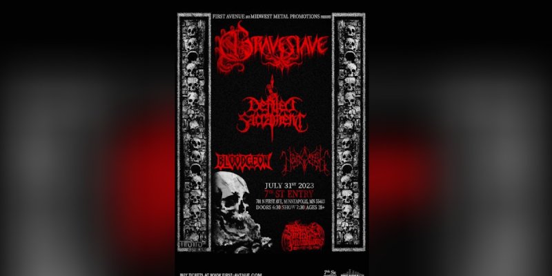 Midwest Metal Promotions Presents an Explosive Show at First Avenue in Minneapolis on July 31st