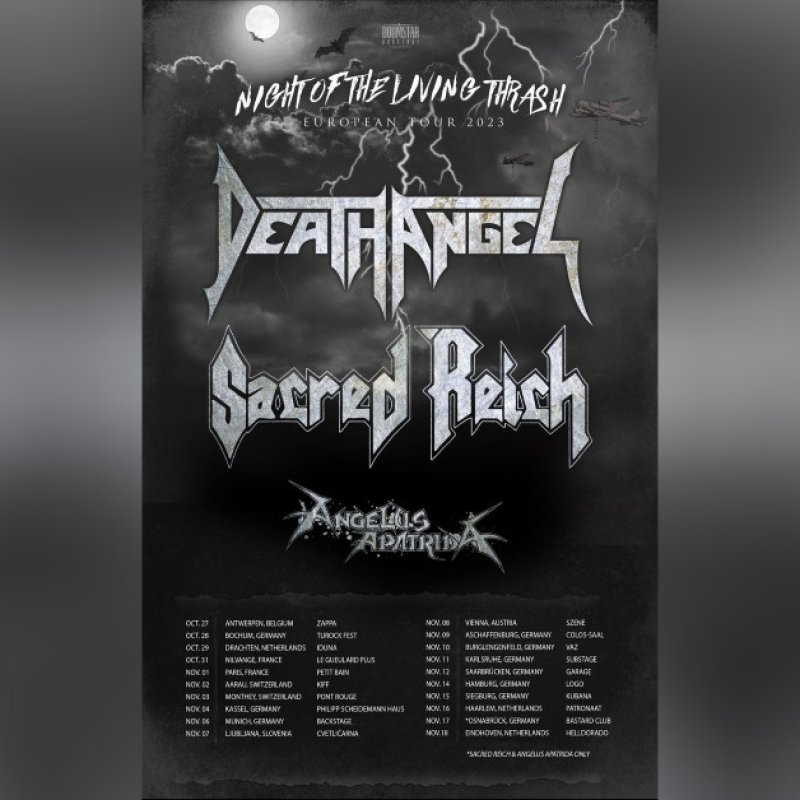 Sacred Reich Announces European Co-headline Tour with Death Angel