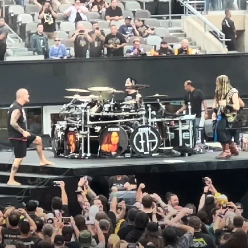 PANTERA PLAYS FIRST SHOW WITH METALLICA