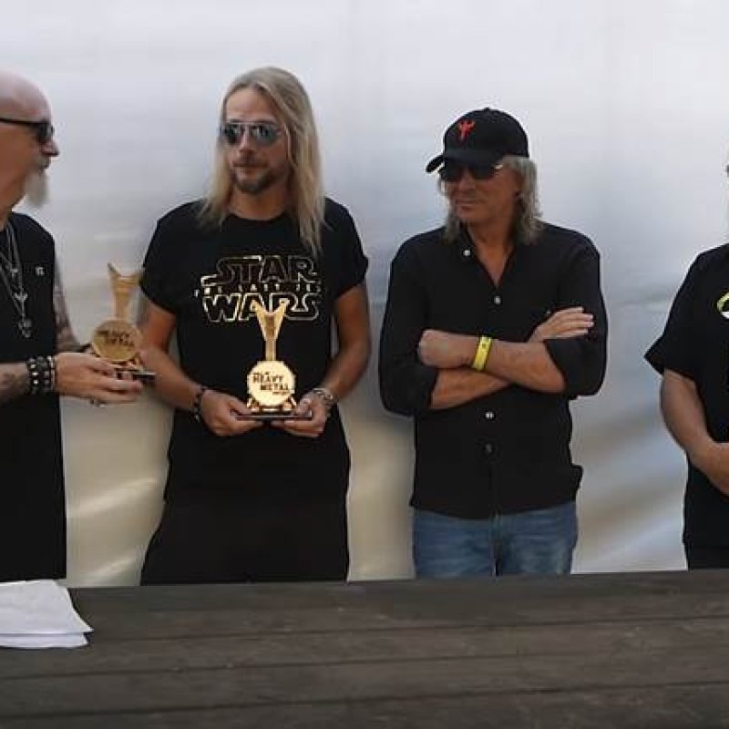 Watch JUDAS PRIEST Get Inducted Into 'Hall Of Heavy Metal History'!