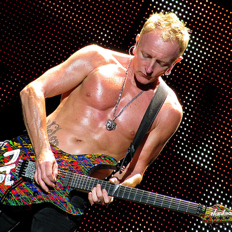 Guitar Hand Painted And Signed By Phill Collen From Def Leppard Ends Up On Pawn Stars!