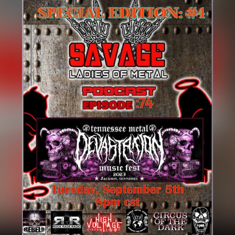 Zach & Raven from Metal Devastation Music Fest 2023 - Interviewed On Savage Ladies Of Metal!