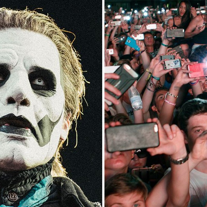 Ghost banned mobile phones and smart watches at US tour dates