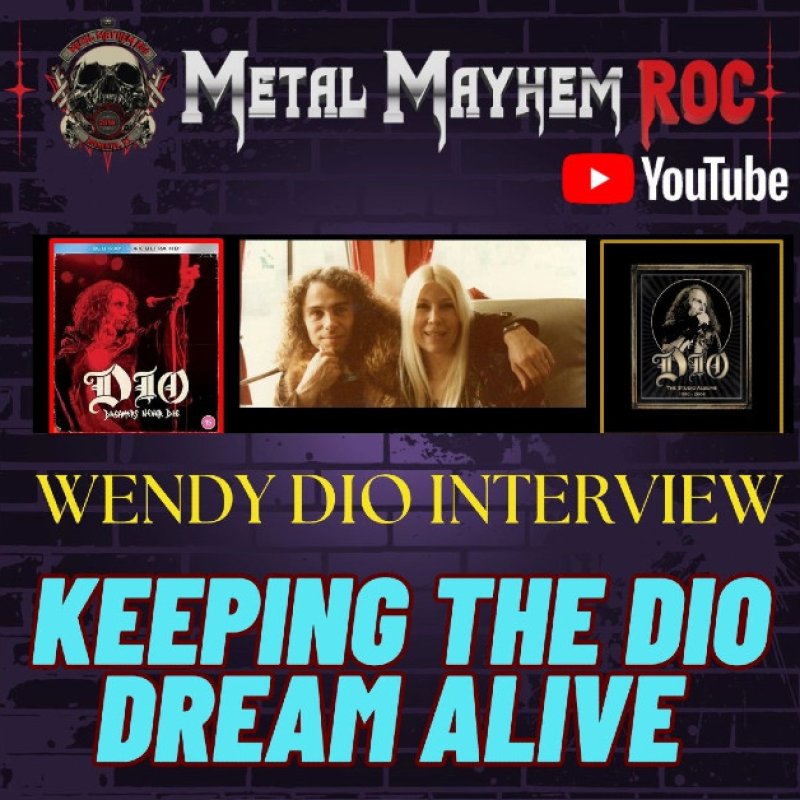 Wendy Dio: New DIO DVD & Box Set releases, DIO's love for the NY Yankees and cool tour stories on the latest video episode of the METAL MAYHEM ROC podcast YouTube channel (USA)