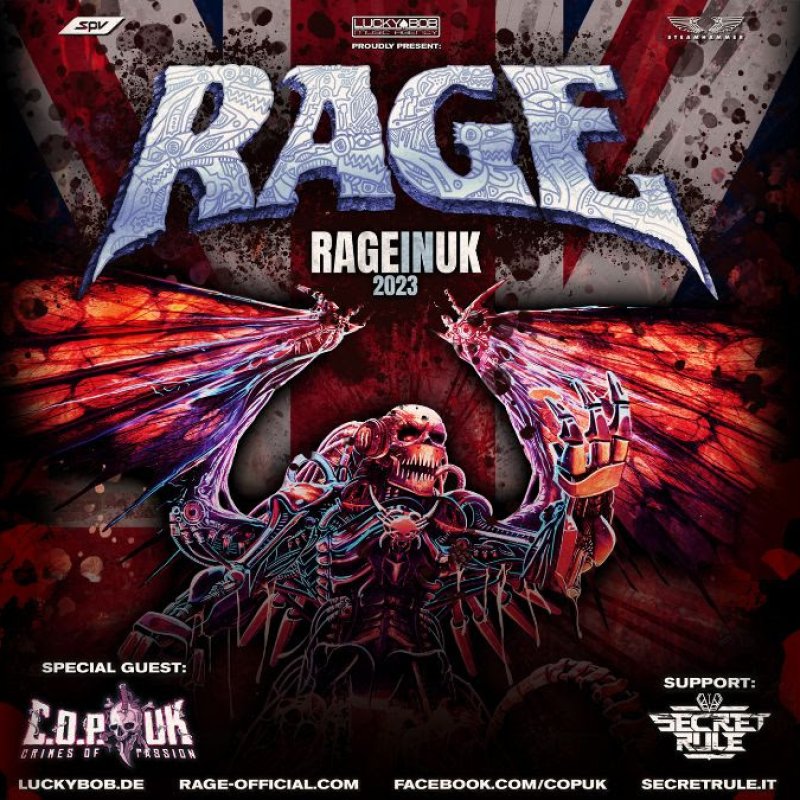 German metal legends Rage return to tour the UK!