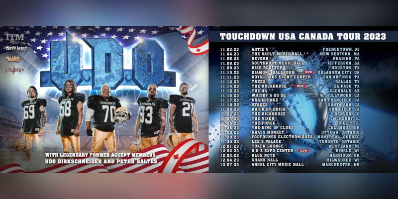 Midnite Hellion: North American 2023 Tour Dates Announced with U.D.O.