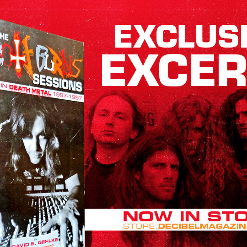 'The Scott Burns Sessions: A Life in Death Metal 1987 - 1997' - out today; new excerpt about Cannibal Corpse split with Chris Barnes and how 'Created to Kill' became 'Vile' - online now!