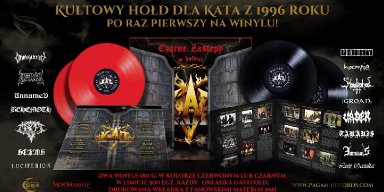 KAT “Czarne Zastępy” First Time on Vinyl  1996 tribute album feat. 15 bands including Vader, Behemoth, Damnation, Lux Occulta, Hermh, Luciferion (w/ Snowy Show ex-King Diamond/Mercyful Fate)