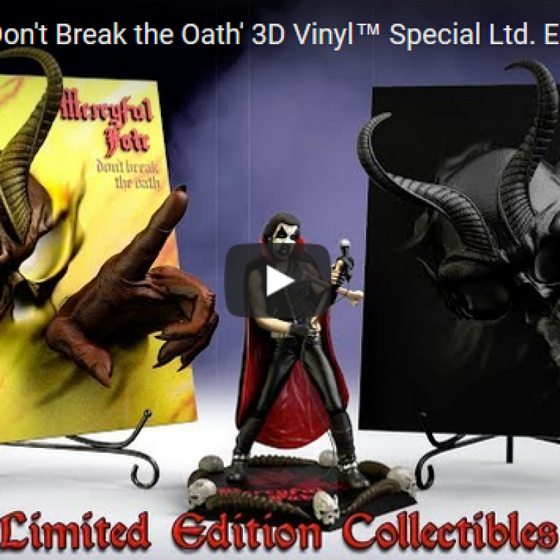  KING DIAMOND And MERCYFUL FATE 'Rock Iconz' Statues: Video Trailer!