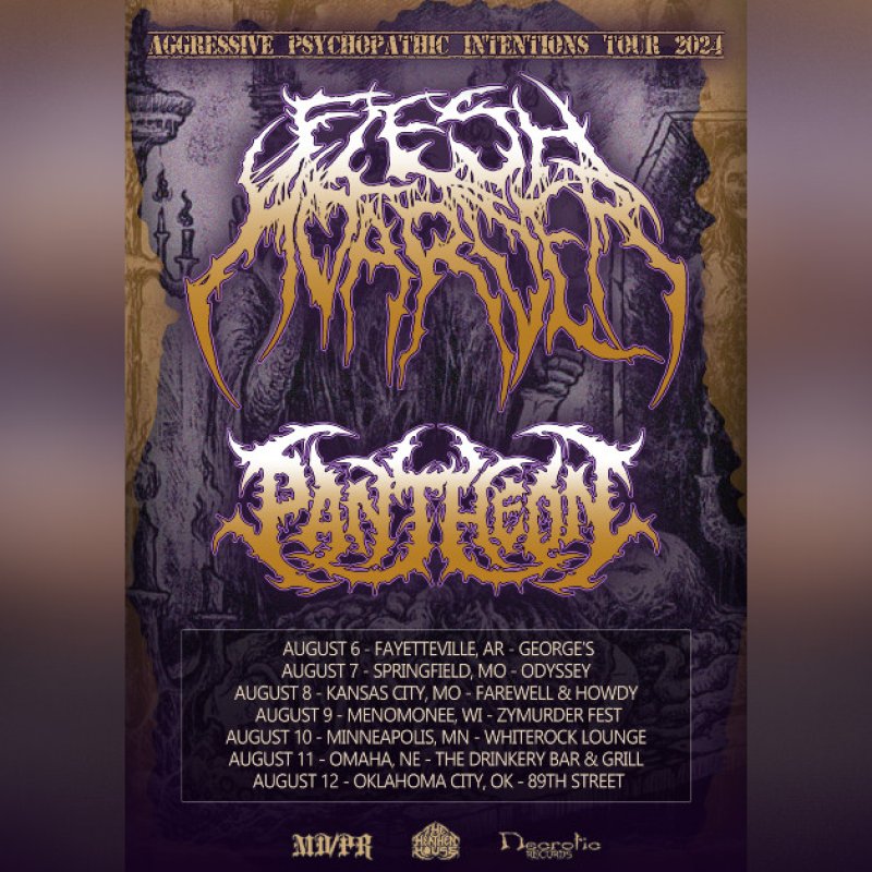 Metal Devastation PR Announces Sponsorship of the Aggressive Psychoactive Intentions Tour with Flesh Hoarder and Pantheon!