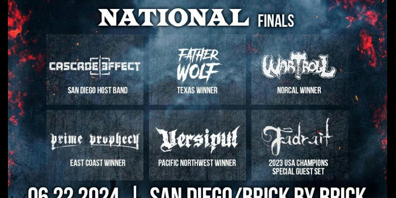 WACKEN METAL BATTLE USA 2024 National Final w/ Cascade Effect (San Diego), WarTroll (NorCal), Versipul (PNW), Prime Prophecy (East Coast), Father Wolf (Texas)