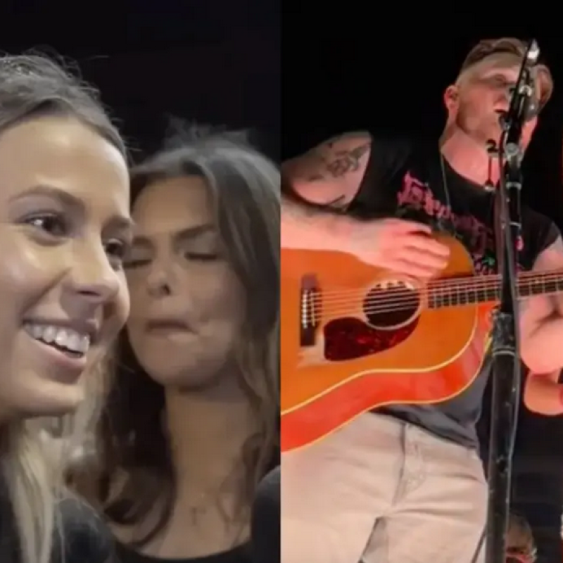 Viral Sensation “Hawk Tuah” Girl Joins Zach Bryan Onstage in Nashville