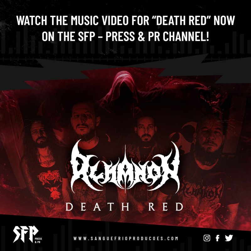 ALMANON: Watch the music video for “Death Red” now on the SFP – Press & PR channel!