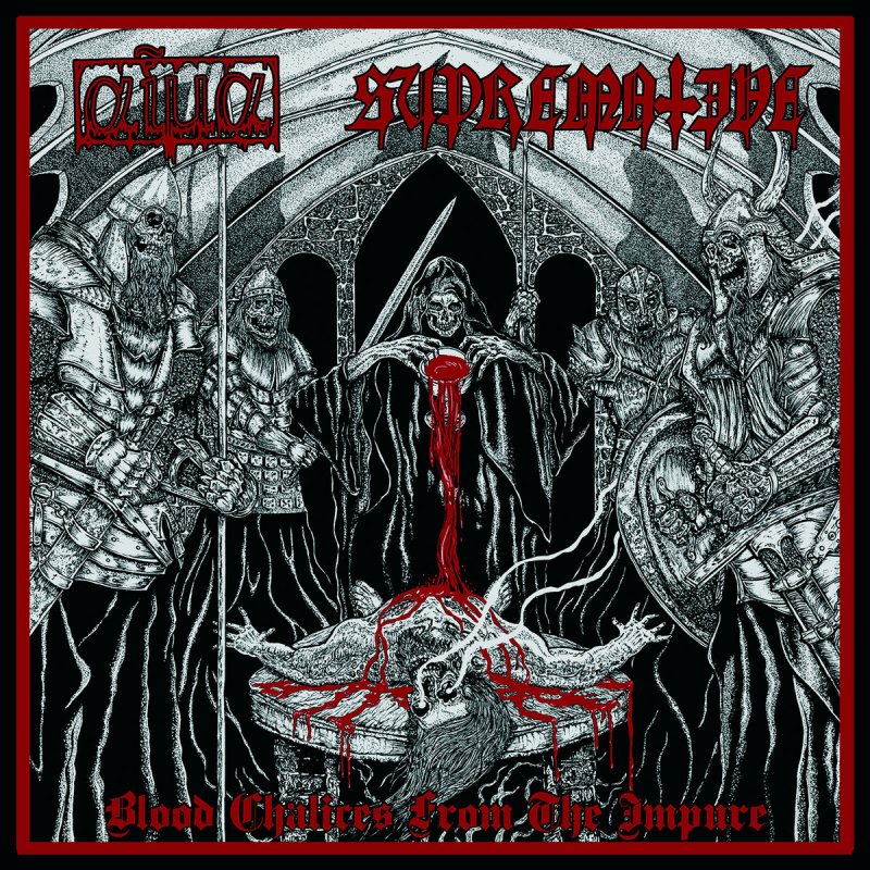  Blood Chalices From the Impure (Split) 7"EP by AIMA // SUPREMATIVE