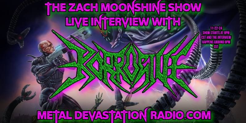 33,861 Metal Maniacs Worldwide Tune In As Korrosive Joins The Zach Moonshine Show!