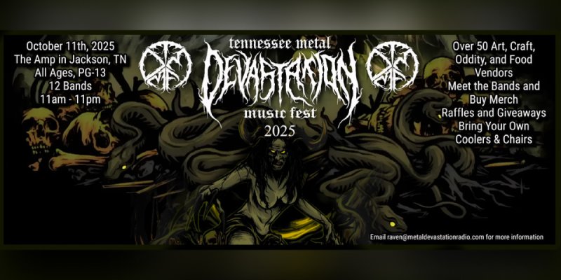 Tennessee Metal Devastation Music Fest 2025 Unveils Official Festival Artwork!