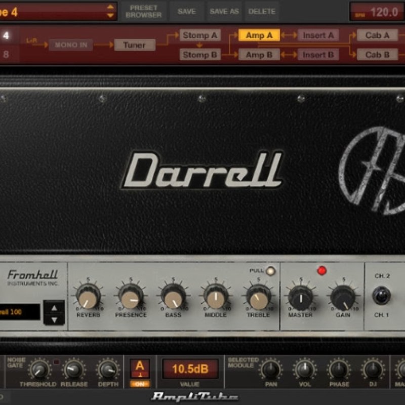 How To Sound Just Like Dime Using Models Of Gear Used On PANTERA's 'Cowboys From Hell' Album Released By IK MULTIMEDIA 
