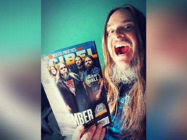 Dismember On the Cover Of Decibel Magazine featuring Mezmerizer, Awaiting Abigail, Sebastiano Mattiazzi, Farewell, Freycus, Gravethorn, Shepherds of Cassini, and Webb of Deceit!