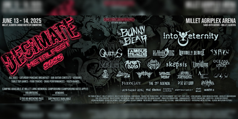 DECIMATE METALFEST Adds Edmonton’s QUIETUS to Explosive 2025 Lineup