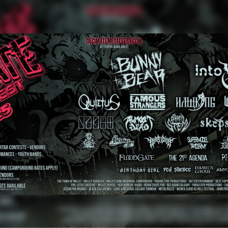 DECIMATE METALFEST Adds Edmonton’s QUIETUS to Explosive 2025 Lineup