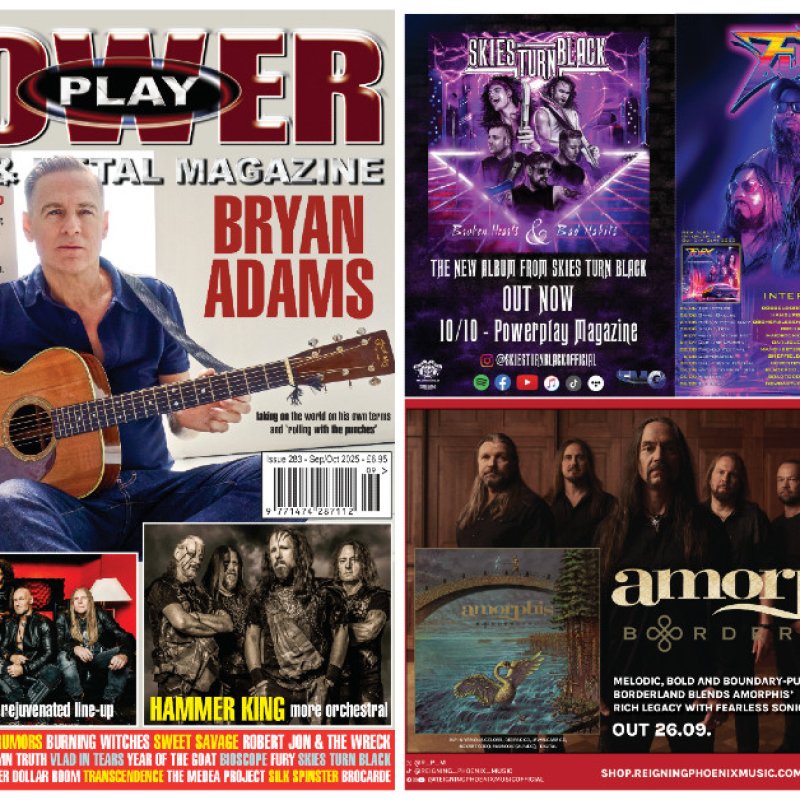 Skies Turn Black, Paula Teles, Lost Legacy, Rising Alma, and Suicide Puppets - Featured in UK’s Power Play Rock & Metal Magazine