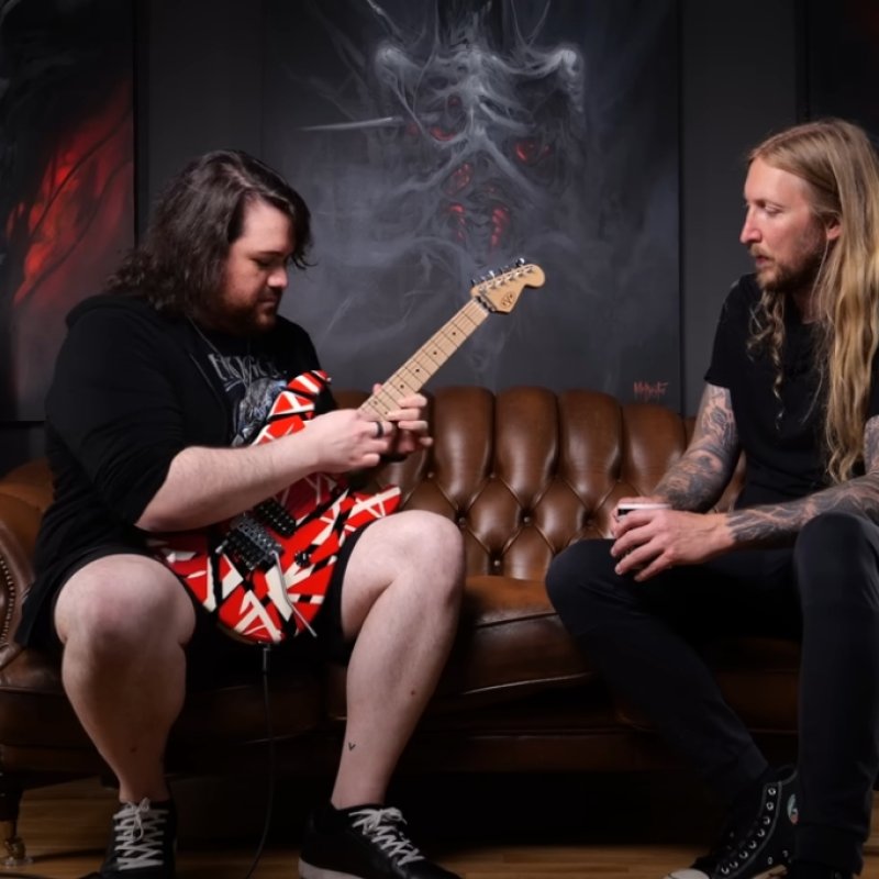 Wolfgang Van Halen Drops by Ola Englund’s Studio — Jams Meshuggah, Talks New Album + Englund Unleashes New Single “The Guillotine” & Solar Guitars Debuts First Headless Models