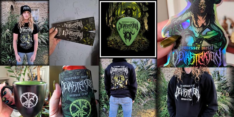 Own a Piece of Metal History — Limited Tennessee Metal Devastation Music Fest IV Merch Available Now