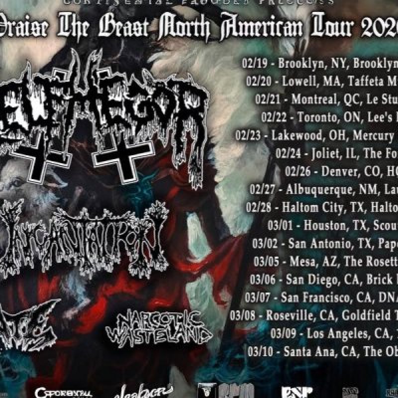 MetalSucks, Bravewords, Lambgoat, Metal Injection, Metal Rules, and Metal Insider Spotlight Narcotic Wasteland Joining Belphegor, Incantation, and Hate on North American Tour