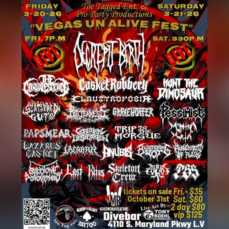 Vegas Un‑Alive Fest 2026 Brings Death Metal Mayhem to Sin City
