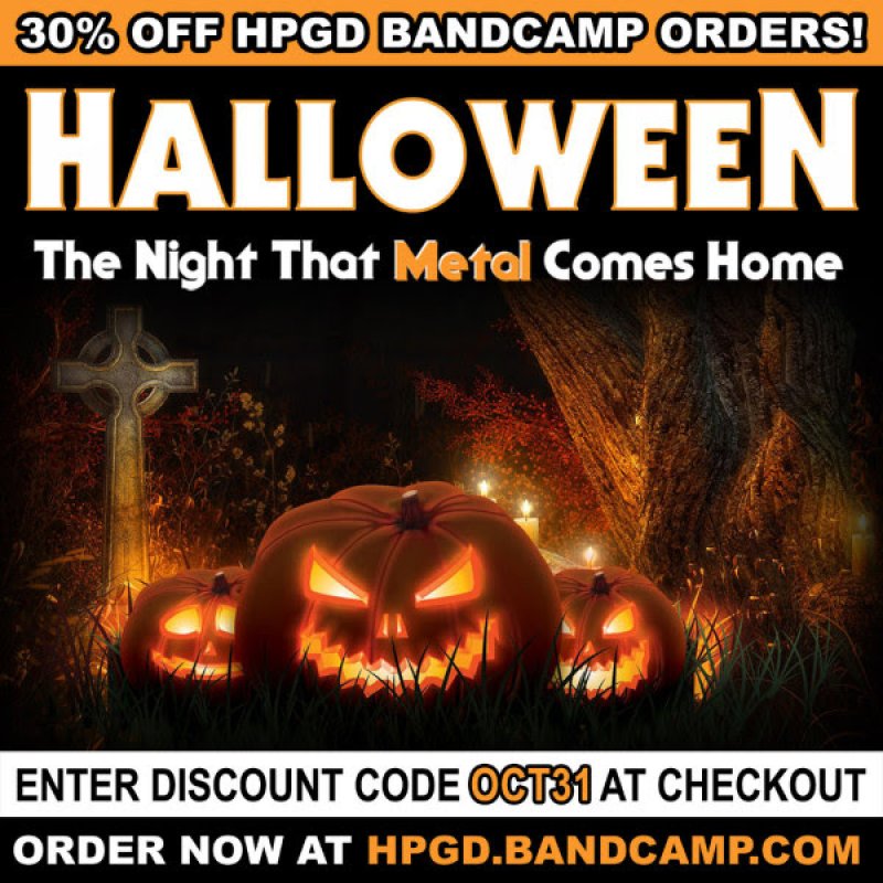 HALLOWEEN SALE: 30% OFF HORROR PAIN GORE DEATH MUSIC PURCHASES!
