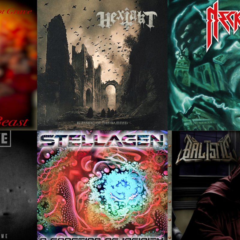 Neckbreaker, Stellagen, Brainmaze, Balistic, AntiMozdeBeast, and Hexjakt Featured in March Issue of Rock Hard Magazine Alongside Lamb of God Cover Story