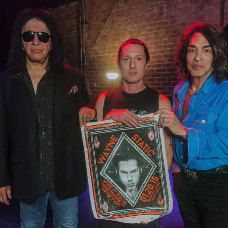 Matt Zane Shares Emotional Moment With Gene Simmons and Paul Stanley Honoring Wayne Static