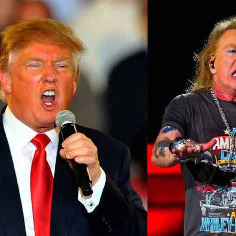 Axl Rose Furious About Donald Trump Using Guns N&rsquo; Roses Music at Campaign Rallies