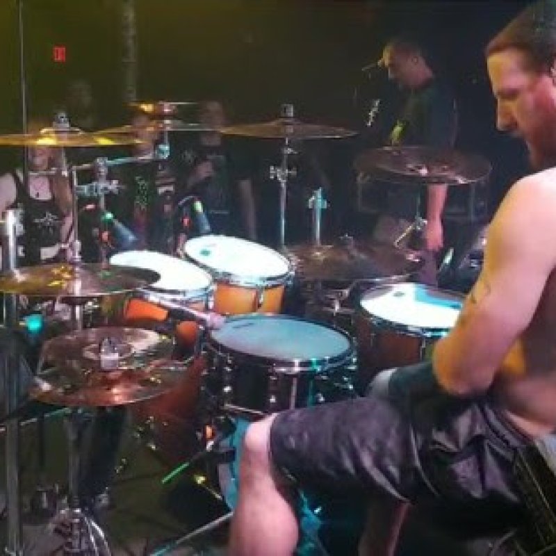 VISCERAL DISGORGE post drum video from ongoing tour
