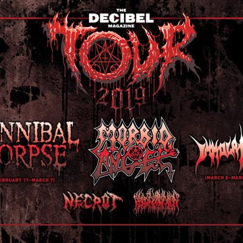 Decibel Magazine 2019 Tour Lineup Featuring Cannibal Corpse & Morbid Angel + Dates Announced