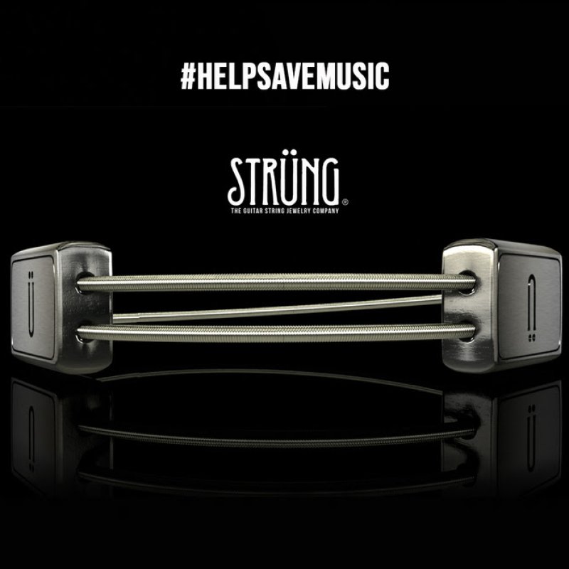 Str&uuml;ng and The NAMM Foundation Fight to Save Music with Guitar String Bracelets