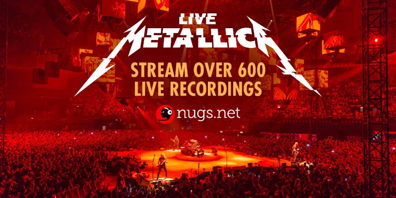 Big News! Listen Free to 600 Metallica Concerts!
