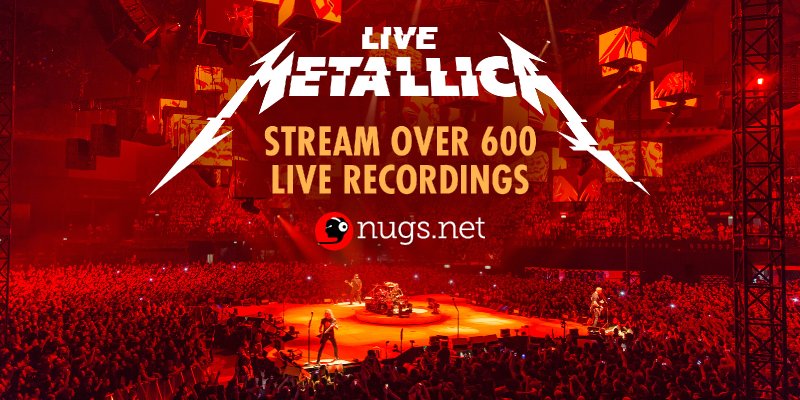 Big News! Listen Free to 600 Metallica Concerts!