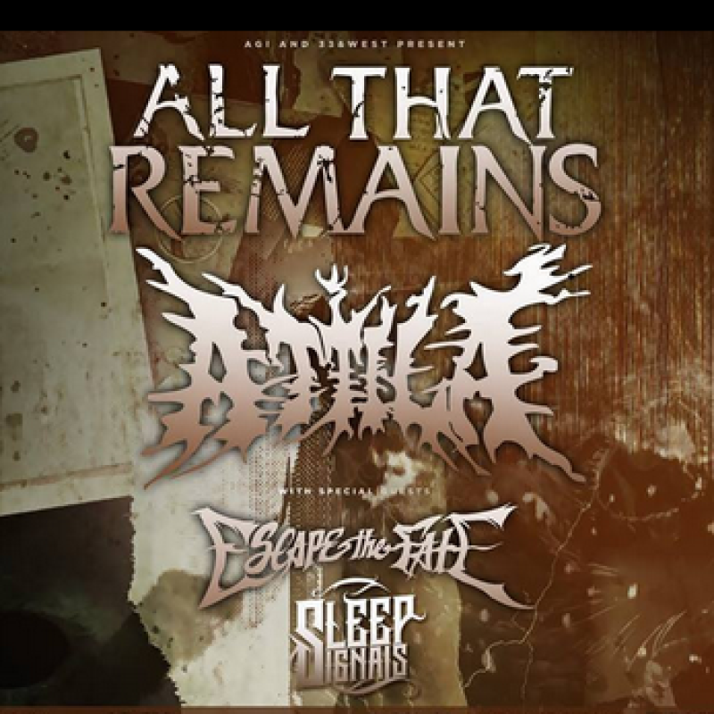 Sleep Signals On Tour with All That Remains, Attila, and Escape the Fate