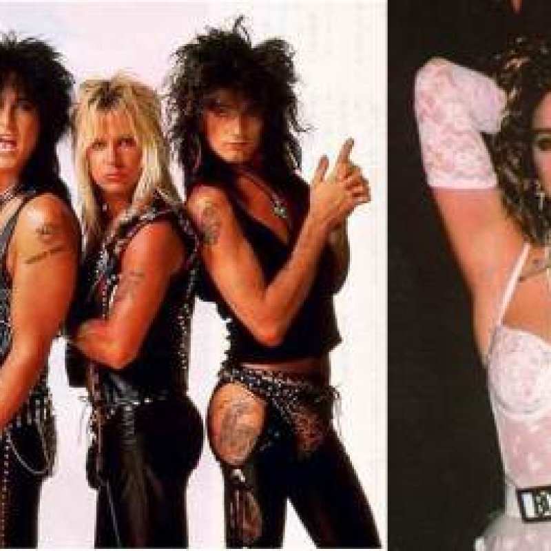 M&Ouml;TLEY CR&Uuml;E Covers MADONNA's 'Like A Virgin'?