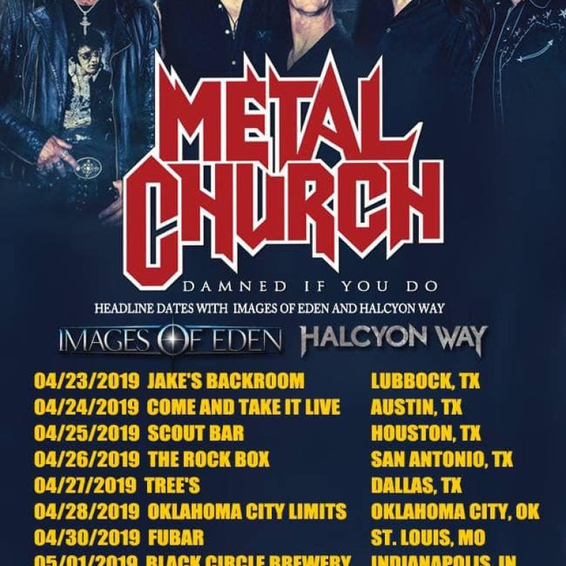 HALCYON WAY to tour North America with METAL CHURCH