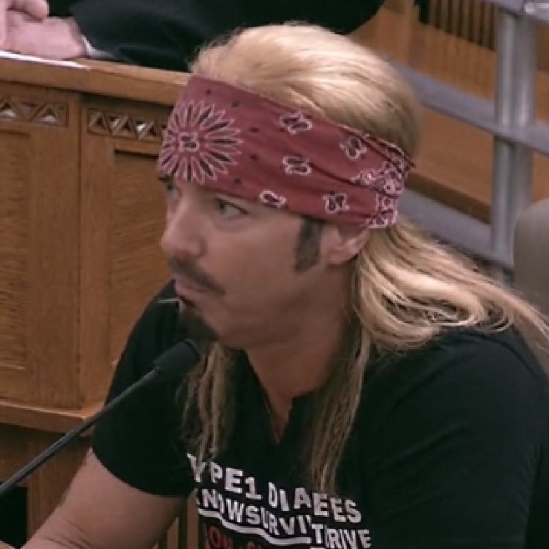 BRET MICHAELS Speaks At California State Capitol In Support Of Diabetes Education Bill 