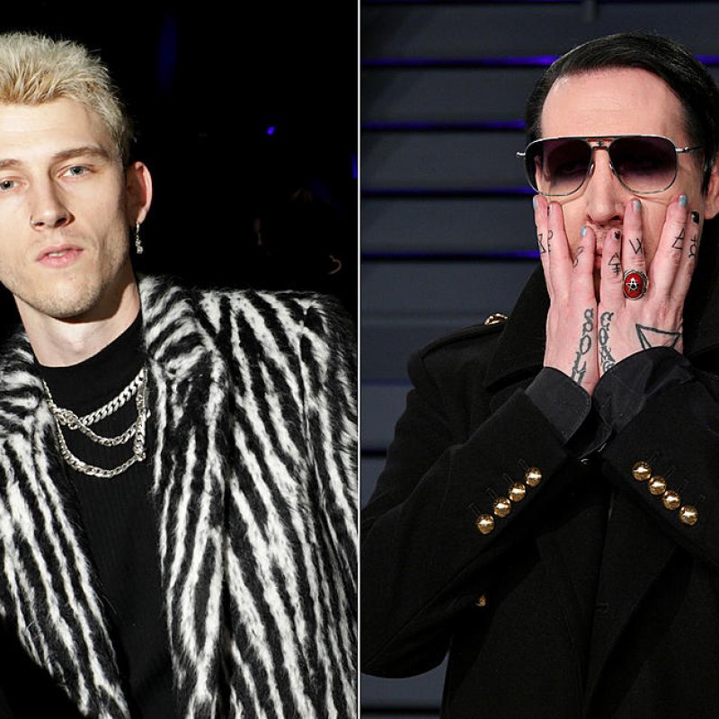Marilyn Manson Gives Machine Gun Kelly a Dildo for His Birthday