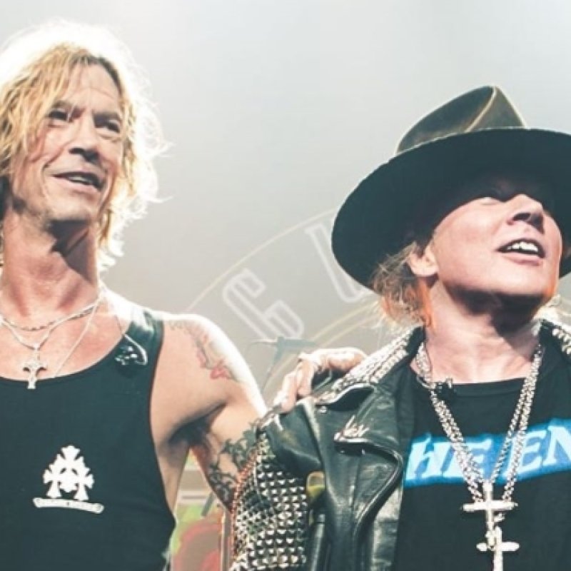 DUFF PRAISES AXL'S WORK ETHIC
