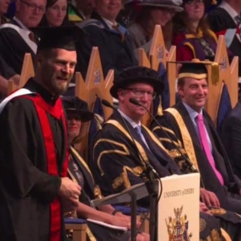 SNEAP GETS DEGREE